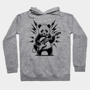 Panda Playing Guitar Hoodie